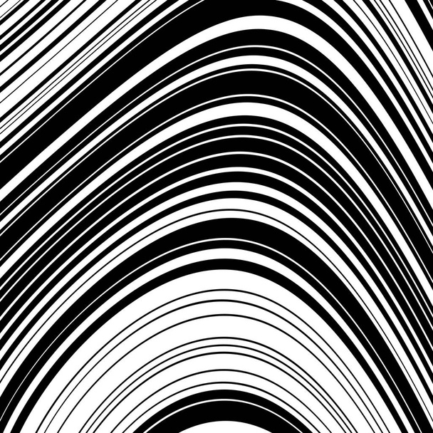 Bianco e nero onda striscia ottica astratto sfondo
 - Vettoriali, immagini