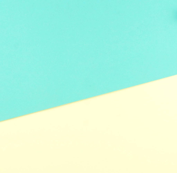Abstract pastel blue yellow color paper .Creative colorful pastel paper background. - Fotografie, Obrázek