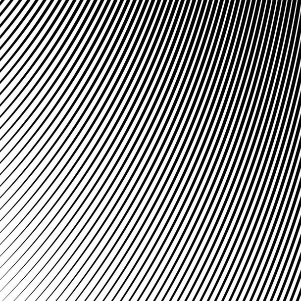 Fond abstrait optique noir et blanc à rayures ondulées
 - Vecteur, image