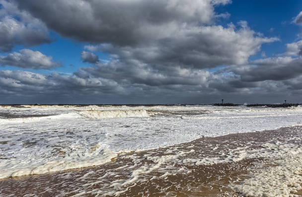 Atlantik Okyanusu Manasquan Beach New Jersey - Fotoğraf, Görsel