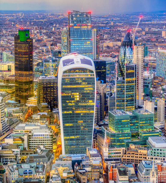 Οικονομική περιοχή της πόλης του Λονδίνου, Λονδίνο, Ηνωμένο Βασίλειο - Φωτογραφία, εικόνα