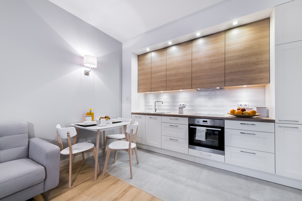 modern konyha belsőépítészet  - Fotó, kép