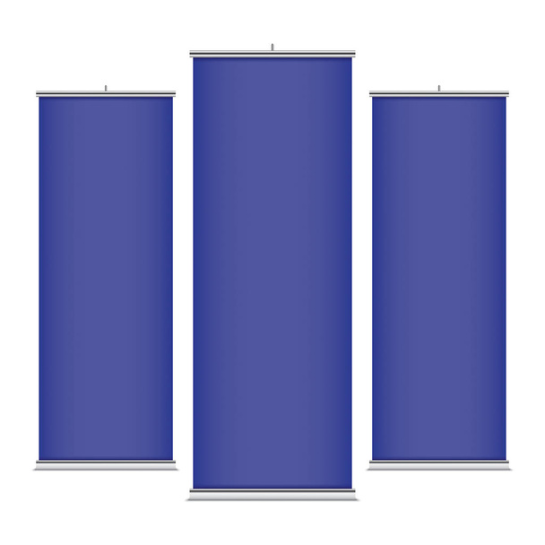 Modelli di banner verticali blu
. - Vettoriali, immagini