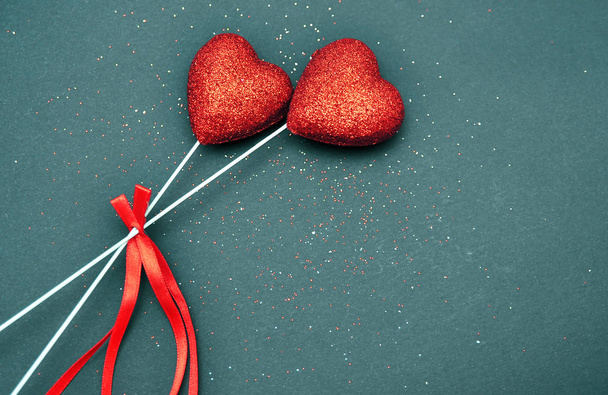 Fondo de San Valentín con un corazón - Foto, Imagen