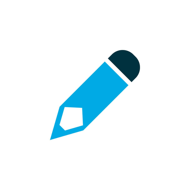 Edit icon colored symbol. Premium quality isolated pen element in trendy style. - Photo, Image