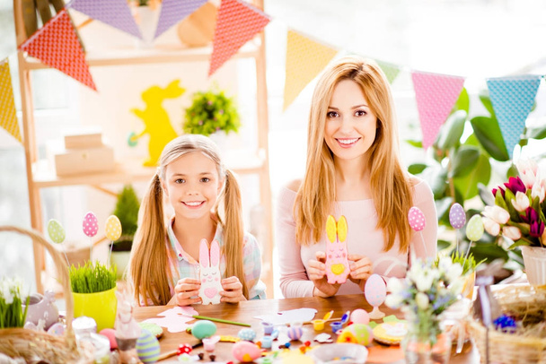 Happy Easter! Charming, attractive, pretty, positive, cheerful m - Foto, Imagen