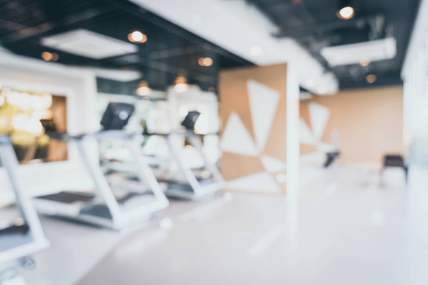 abstract blur and defocused fitness gym for background - Foto, Imagem