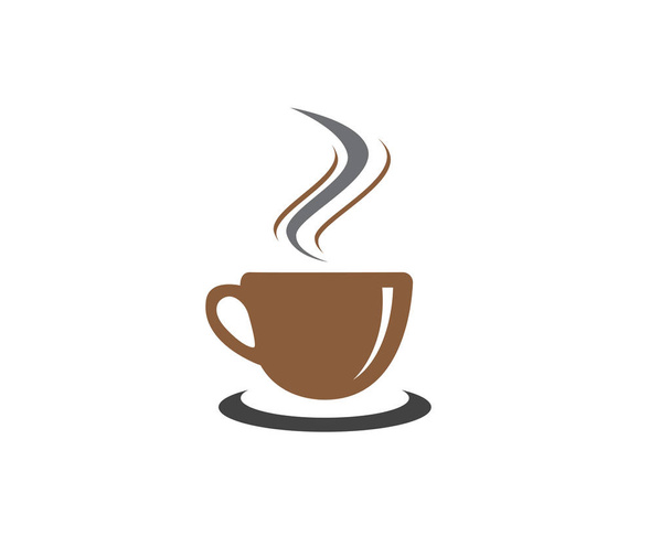 Coffee cup Logo Template vector icon design - Διάνυσμα, εικόνα