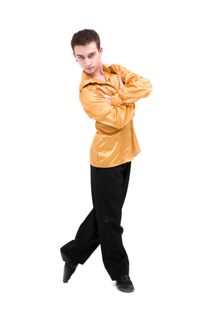 Modern man dancer posing - 写真・画像