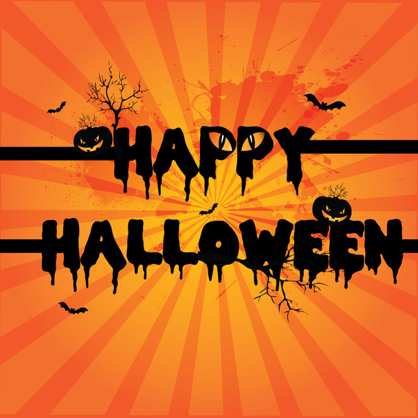 Cartel de Halloween
 - Vector, Imagen