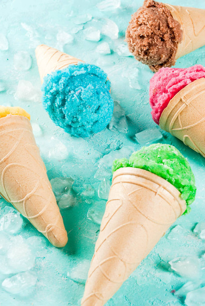 Sada různých světlých zmrzliny - Fotografie, Obrázek