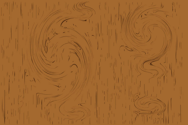 wooden plank pattern texture and gnarl line surface brown beautiful plank board for background. Vector illustration Eps10 - Vector, Image