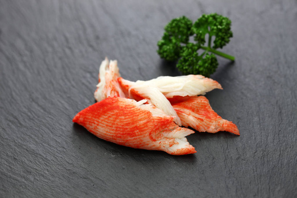 one of surimi products, imitation crab stick, japanese food - Foto, immagini