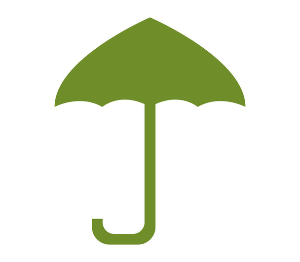 Parapluie icône sur fond blanc - Vecteur, image