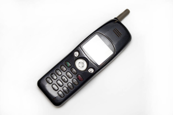 old cell phone isolated on white background - Valokuva, kuva