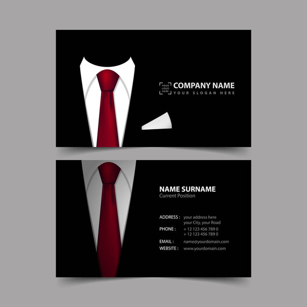 Business Card Design Template.  - Vector, Image