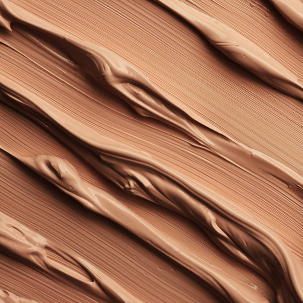 abstract beige liquid foundation texture - Zdjęcie, obraz