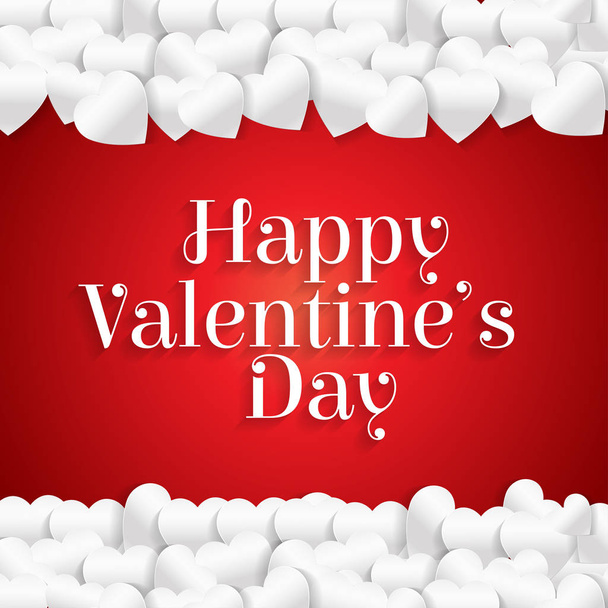 Happy Valentine's day card  - Vector, Imagen