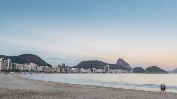 παραλία copacabana στο rio de janeiro, Βραζιλία - Φωτογραφία, εικόνα