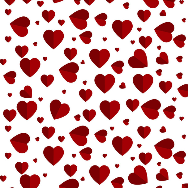 Hearts pattern background  - Wektor, obraz