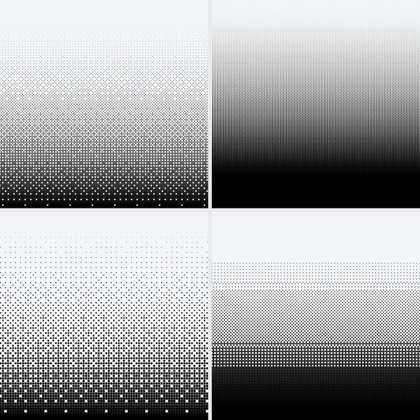 puntos de medio tono sobre fondo blanco - Vector, Imagen