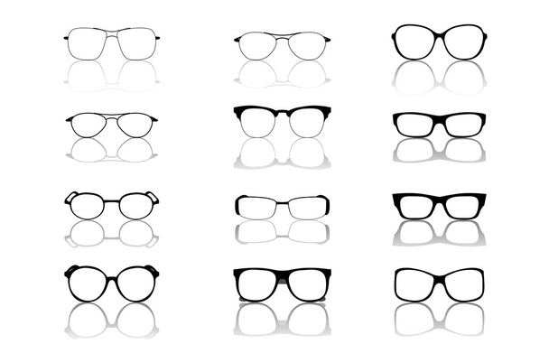 Sunglasses set, vector - Vector, Image