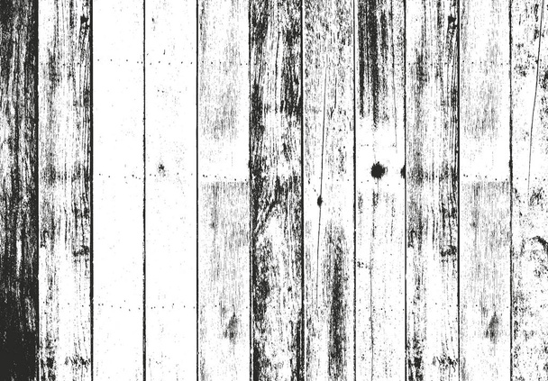 Verontruste overlay houten schors textuur - Vector, afbeelding