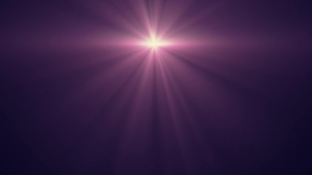 pink sun star rays lights optical lens flares shiny animation art background - new quality natural lighting lamp rays effect dynamic colorful bright video footage - Footage, Video