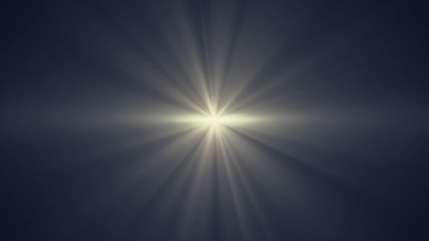 parlak animasyon sanat arka plan beyaz güneş yıldız ışınları ışık optik lens fişekleri - yeni kalite doğal aydınlatma lambası etkisi dinamik renkli parlak video görüntüleri ışınları - Video, Çekim
