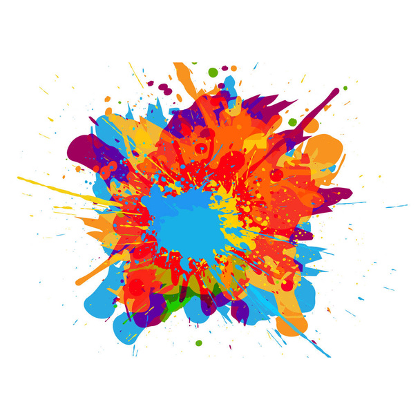 abstract vector splatter color background. illustration vector d - Vector, Image