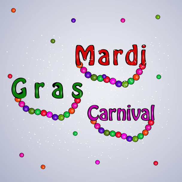 Célébrations pour le fond de carnaval Mardi Gras
 - Vecteur, image