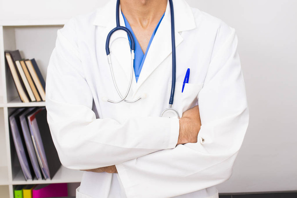 medical doctor with stethoscope, health professionals - Zdjęcie, obraz