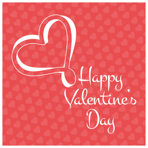 Happy Valentine's day card - Vektor, kép