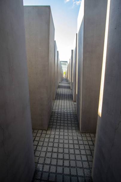Memorial to the murdered Jews of Europe in Berlin - Φωτογραφία, εικόνα