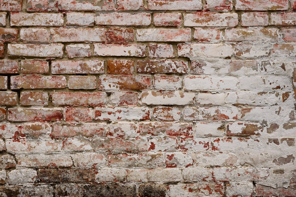 Brick texture with scratches and cracks - Photo, Image