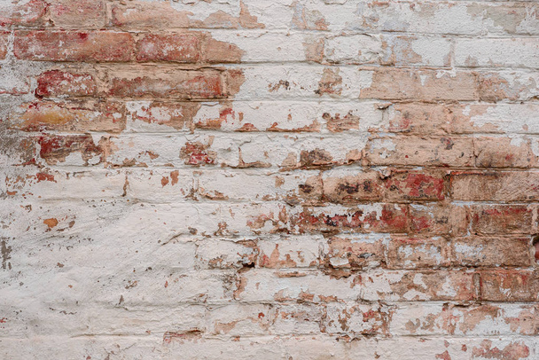 Brick texture with scratches and cracks - Zdjęcie, obraz