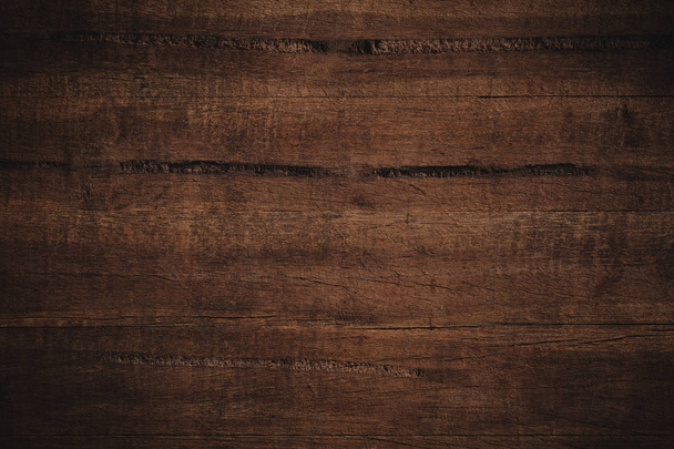 Antiguo grunge fondo de madera de textura oscura - Foto, imagen