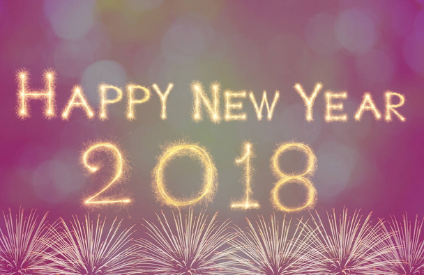 Szczęśliwego Nowego Roku 2018  - Zdjęcie, obraz