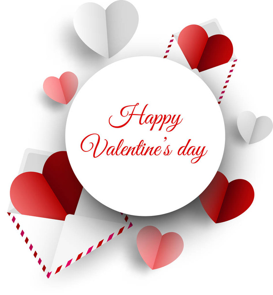 Love Valentines card - Vektor, kép
