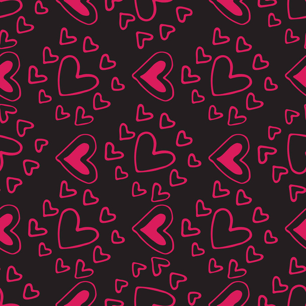 hearts seamless-02 - Vector, afbeelding