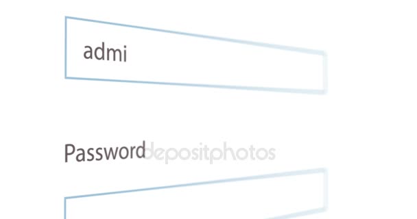 アニメーション近代的なログインとパスワード ページ デザイン背景 - 映像、動画