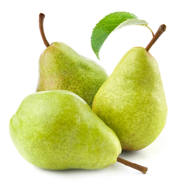 pears with leaf - Φωτογραφία, εικόνα