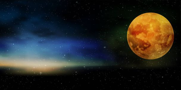 Sky Planet Space Background - Vector, Image