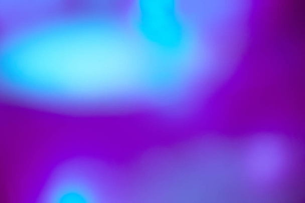 Psychedelic gradient blue purple background. Light textured spac - Photo, Image