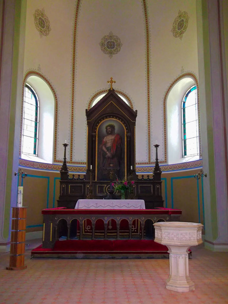 Altar of the Evangelical Lutheran Church - Photo, Image