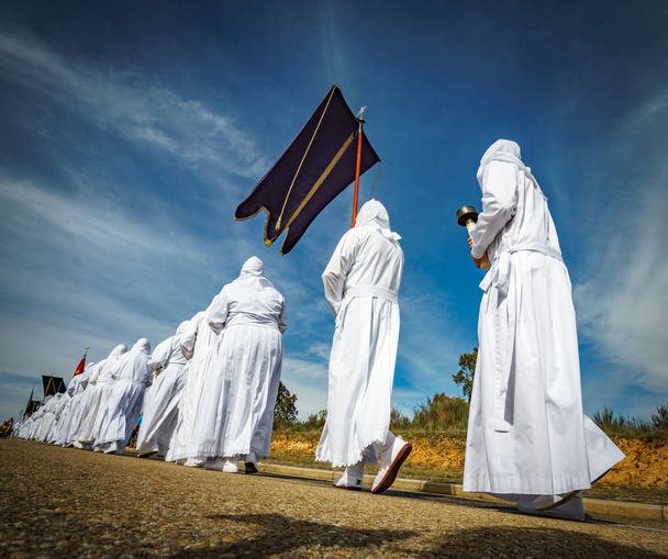 Easter traditional procession in a row - Photo, Image