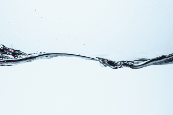 textura de agua que fluye, aislado en blanco
 - Foto, Imagen