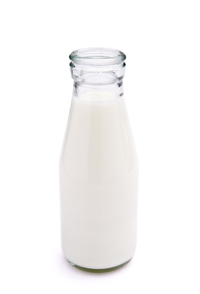 μπουκάλι γάλα με διαδρομή αποκοπής - Φωτογραφία, εικόνα