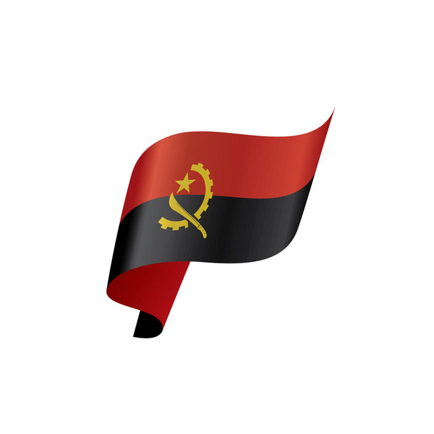 Angola bandiera, illustrazione vettoriale
 - Vettoriali, immagini