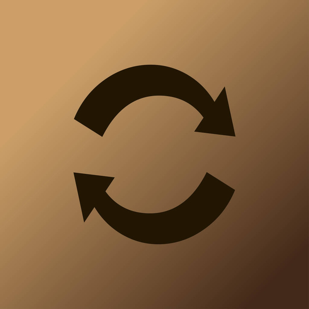 Icono plano de ilustración cíclica
  - Vector, Imagen